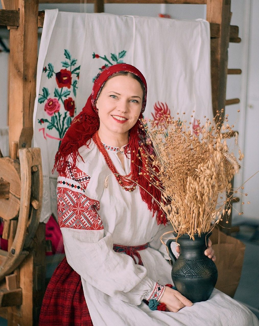 Women in Slavic costumes in Shaoyang