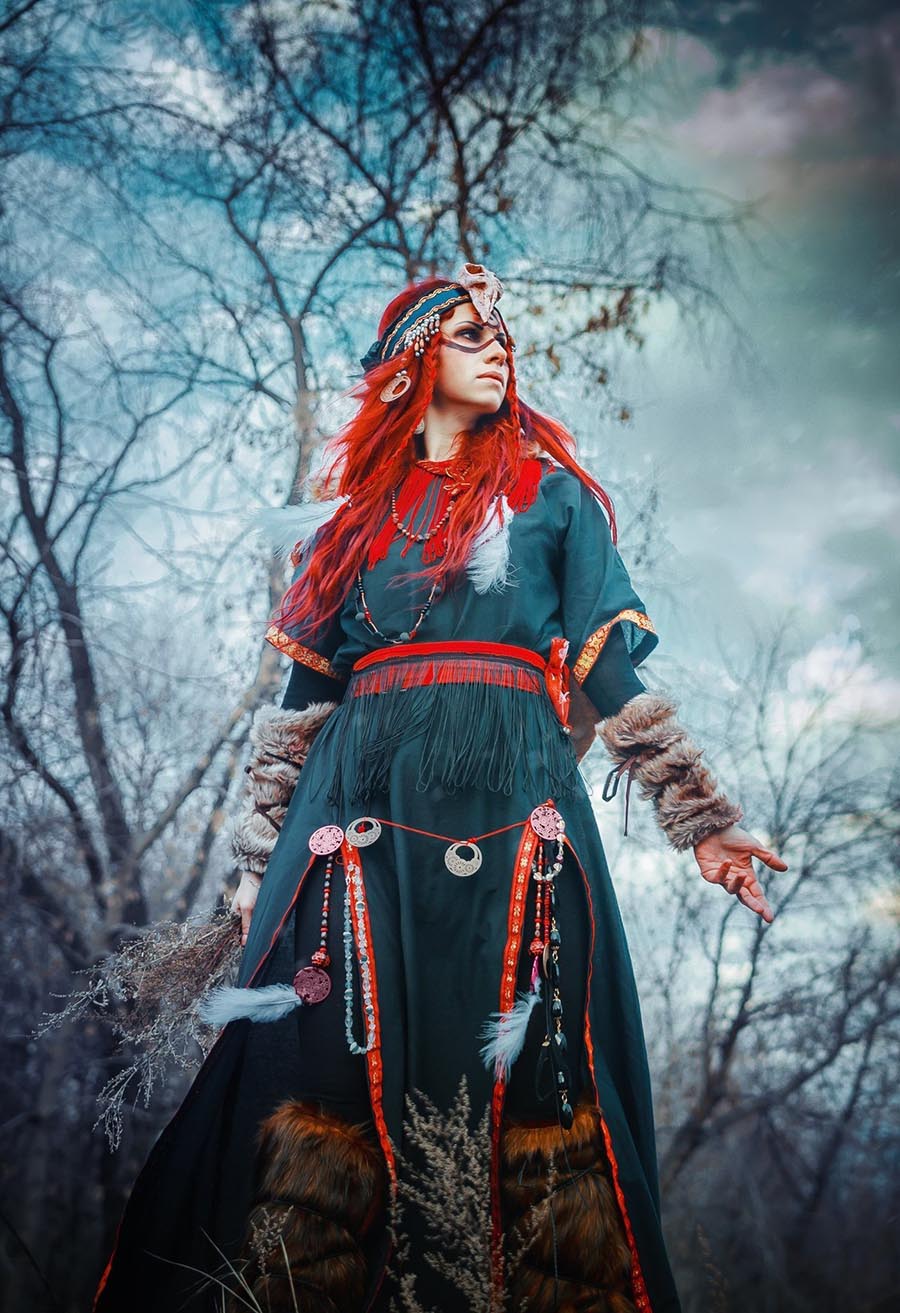 Girls in Slavic costumes underwear in Shaoyang